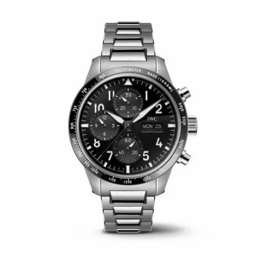 IWC Pilot's Watch Performance Chronograph Titanium / Black / Bracelet IW3883-04 (IW388304)